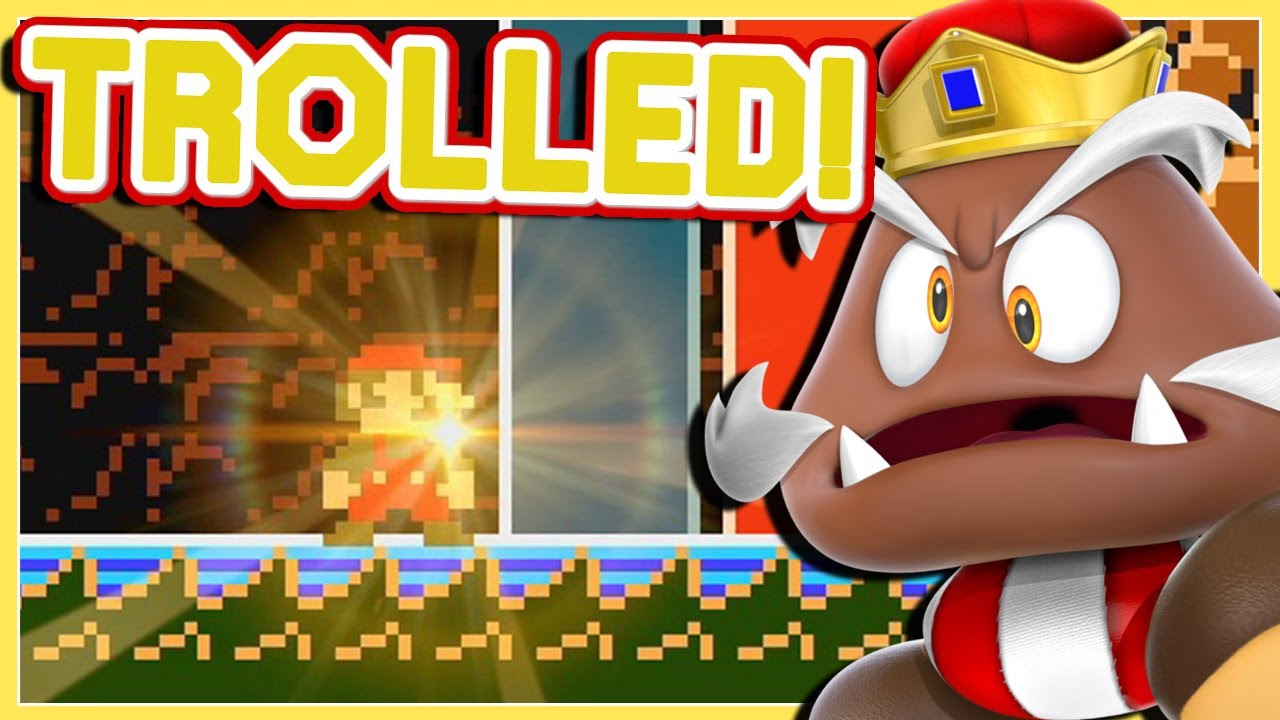 Goomba Get His REVENGE In This TROLL Level!!!