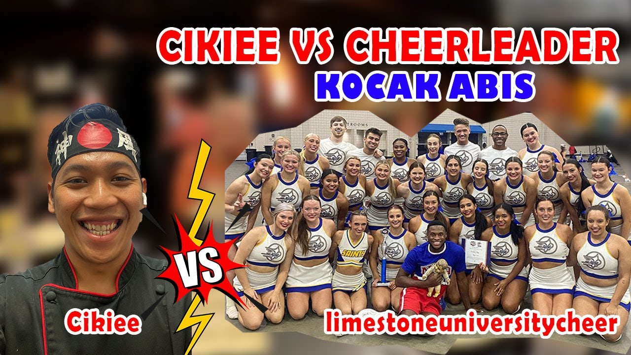 CIKIEE VS CHEERLEADER KOCAK ABIS ❗❗❗