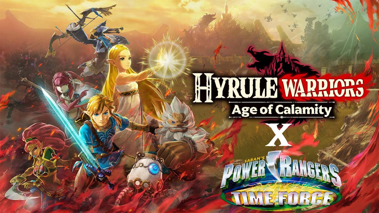Legend of Zelda Hyrule Warriors Age of Calamity and Power Rangers Time Force Opening Mashup