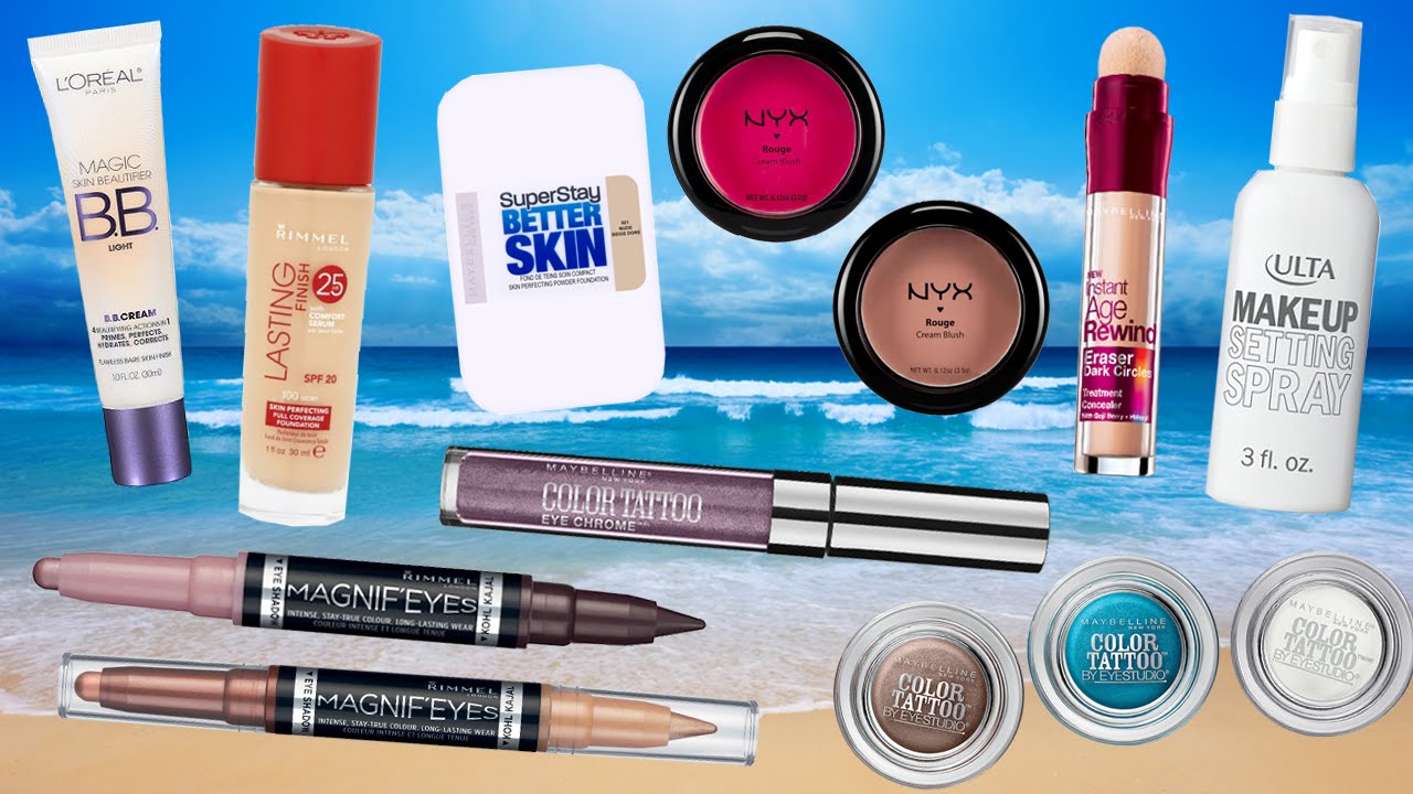 BEST Drugstore Makeup for Summer | Sweatproof!