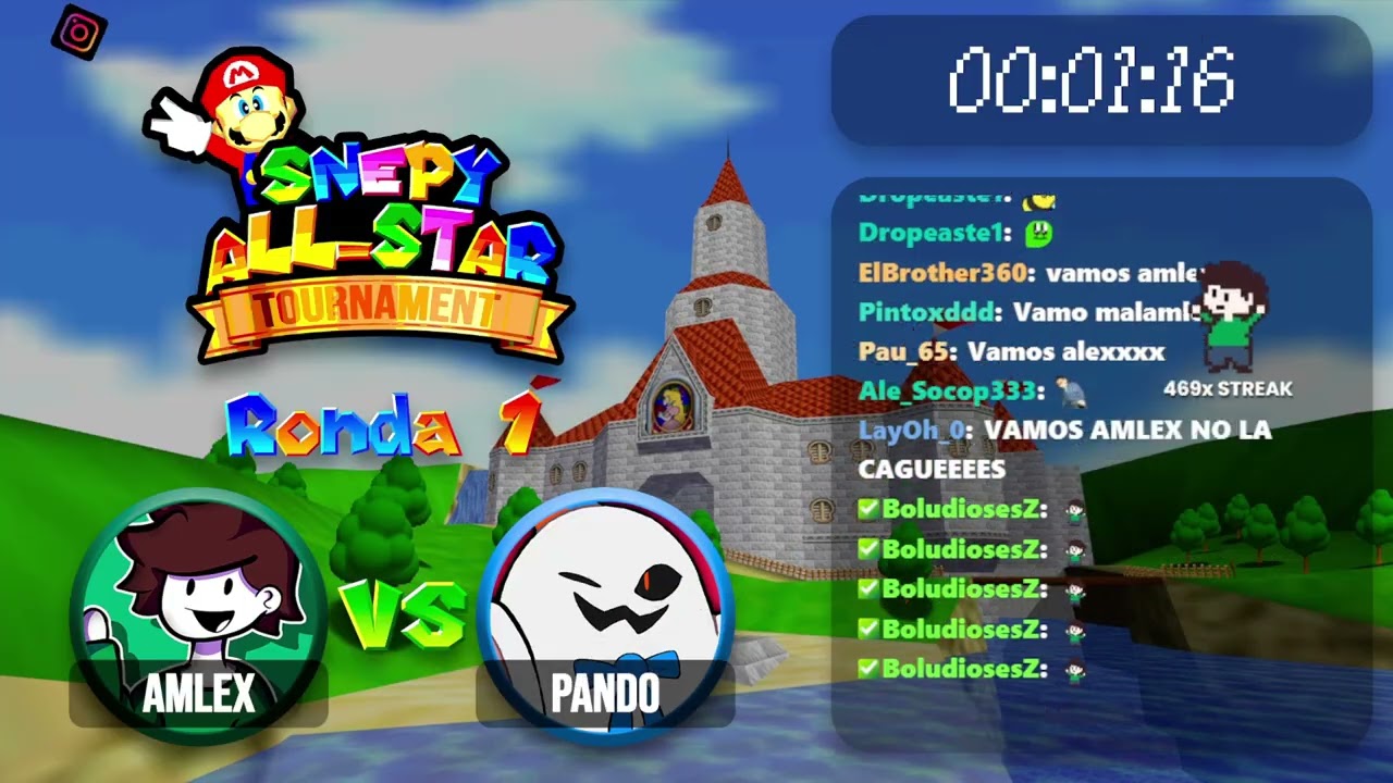 Amlex vs Pando - Snepy All-Star Tournament (Ronda 1) - Jugando Mage Arena con los chicos || Snepy64