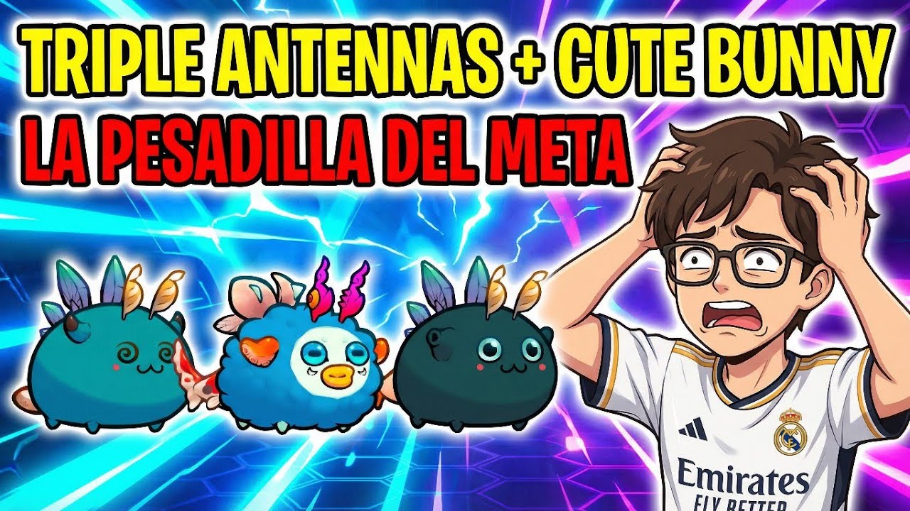 CAN’T PLAY AGAINST THIS – TRIPLE ANTENNA + CUTE BUNNY | AXIE CLASSIC