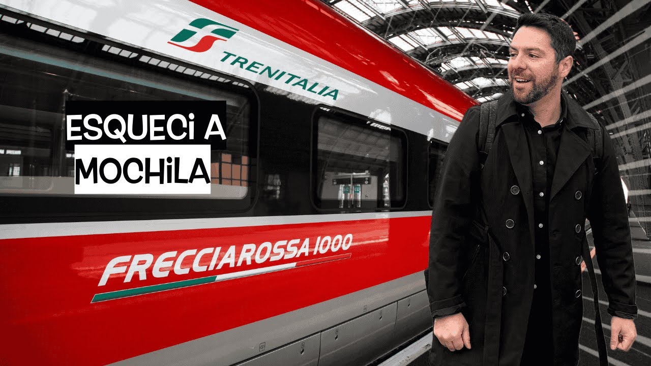 Como é viajar de Trem na Italia | Trenitalia Frecciarossa 100 de Florença até Verona Classe Premium