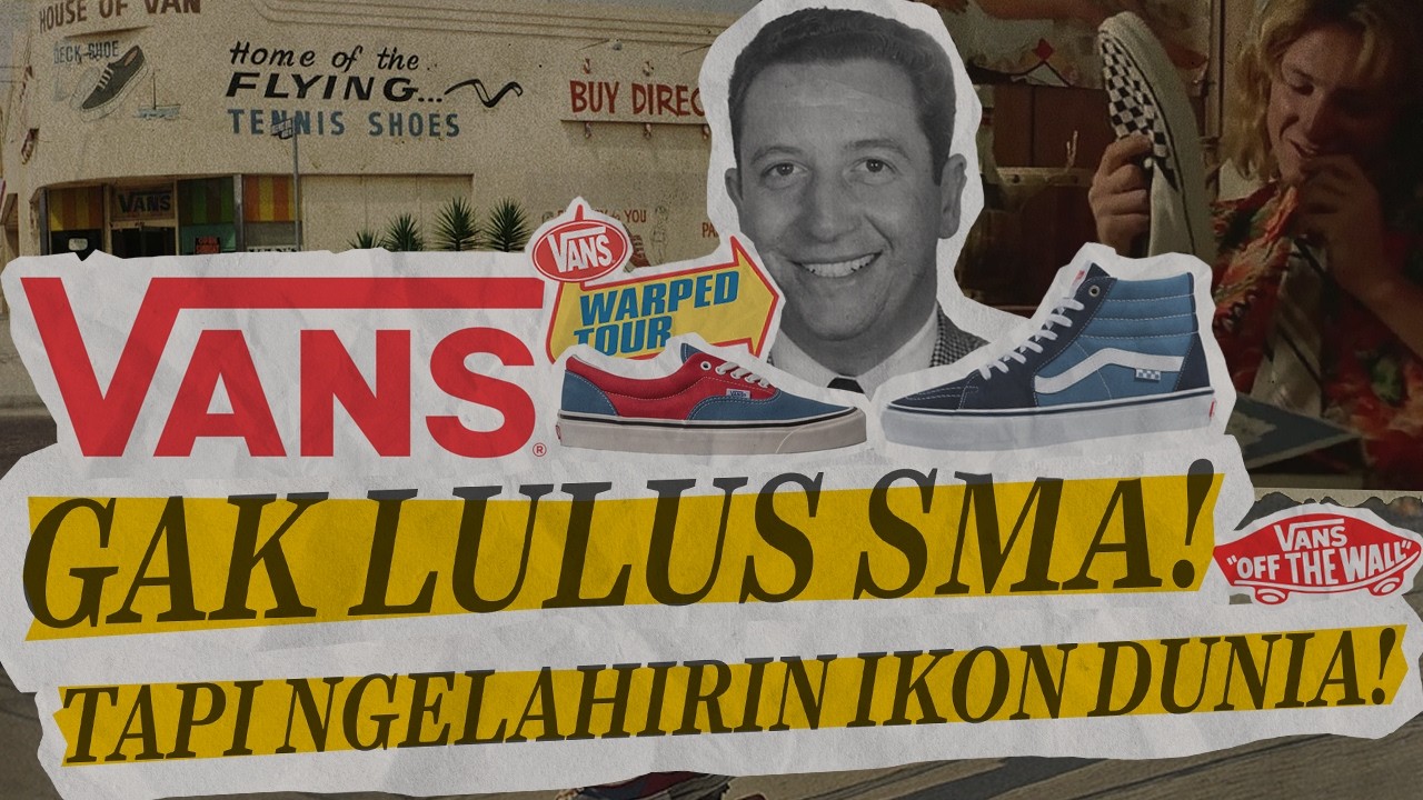 VANS: SEJARAH BRAND YANG PERTAMA KALI BIKIN SEPATU SKATE!