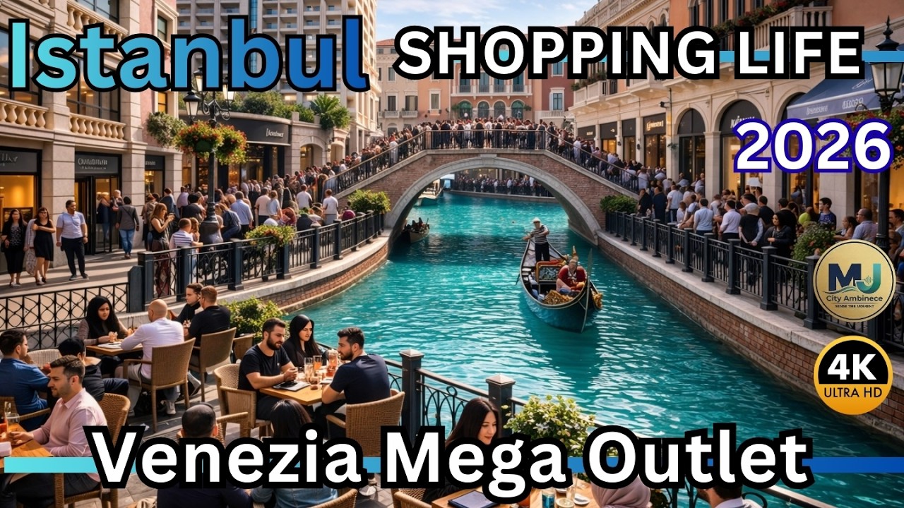 Istanbul Venezia Mega Outlet During Ramadan | Real Shopping Atmosphere | Fixed Camera View
