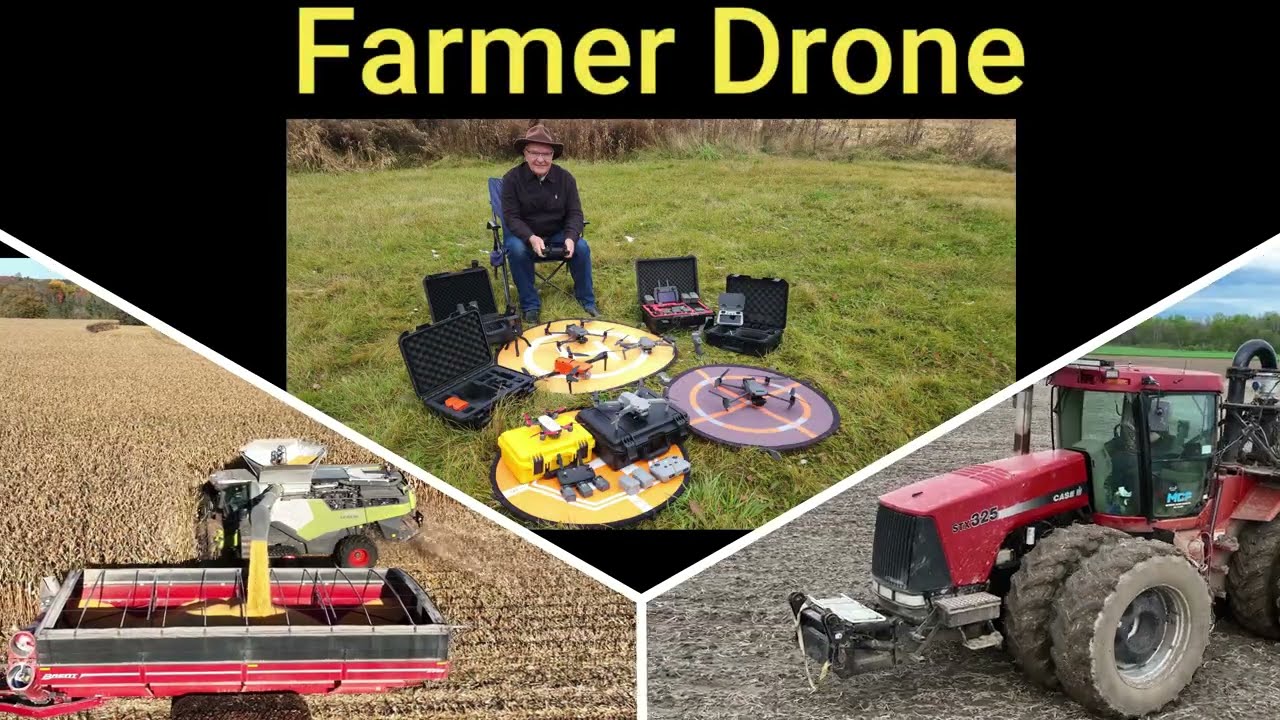 CANADIAN FARMER - 2025  IN REVIEW.  Clips of all the action from the FARMER DRONE channel in 2025