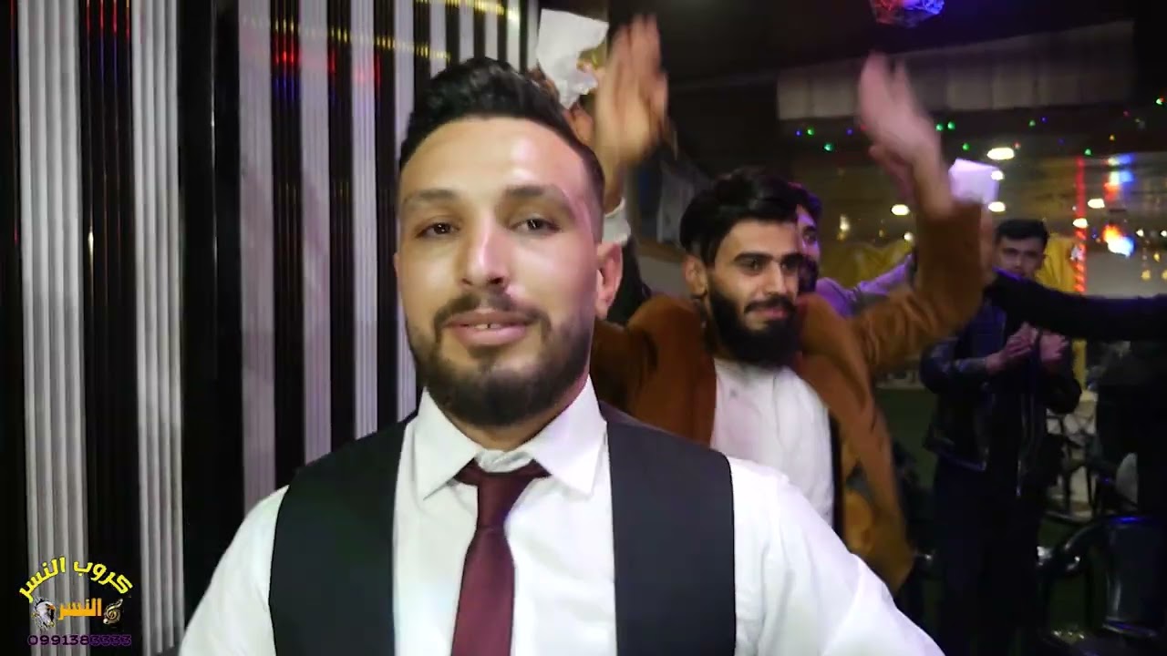 الفنان مصطفى الامير حفلة العريس عبدو ابن العم عبدالرحمن عبدالكريم الاسود من افراح الموالي الجزء 3