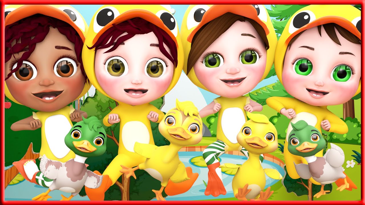 6 Ducks Who Teach Swimming 🦆🦆| Learn with Bmbm | 2 HOUR Animal Time | Nursery Rhymes | ABCs and 123s