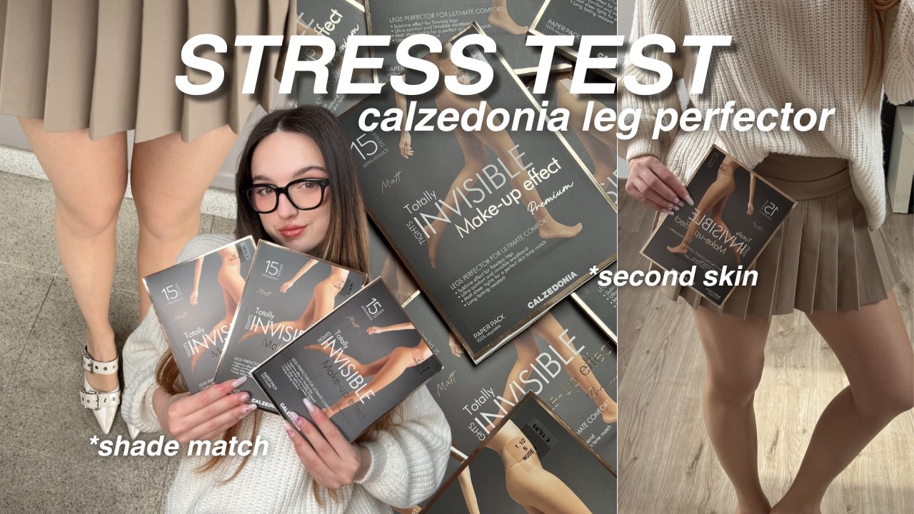 IL FONDOTINTA PER LE GAMBE? 🤍 stress test leg perfector di Calzedonia