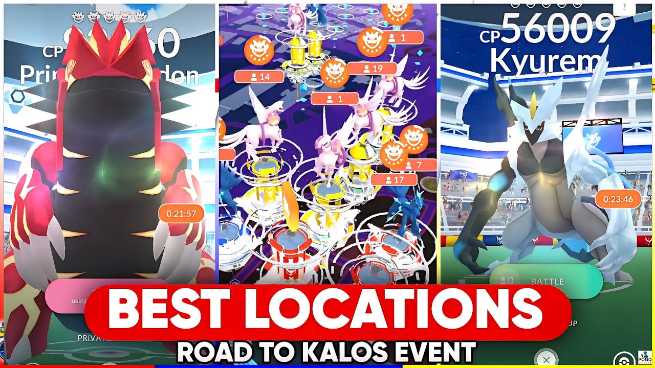 Best Locations To Play Road To Kalos Event in Pok&eacute;mon Go | Event's Indian Time Of These Locations 