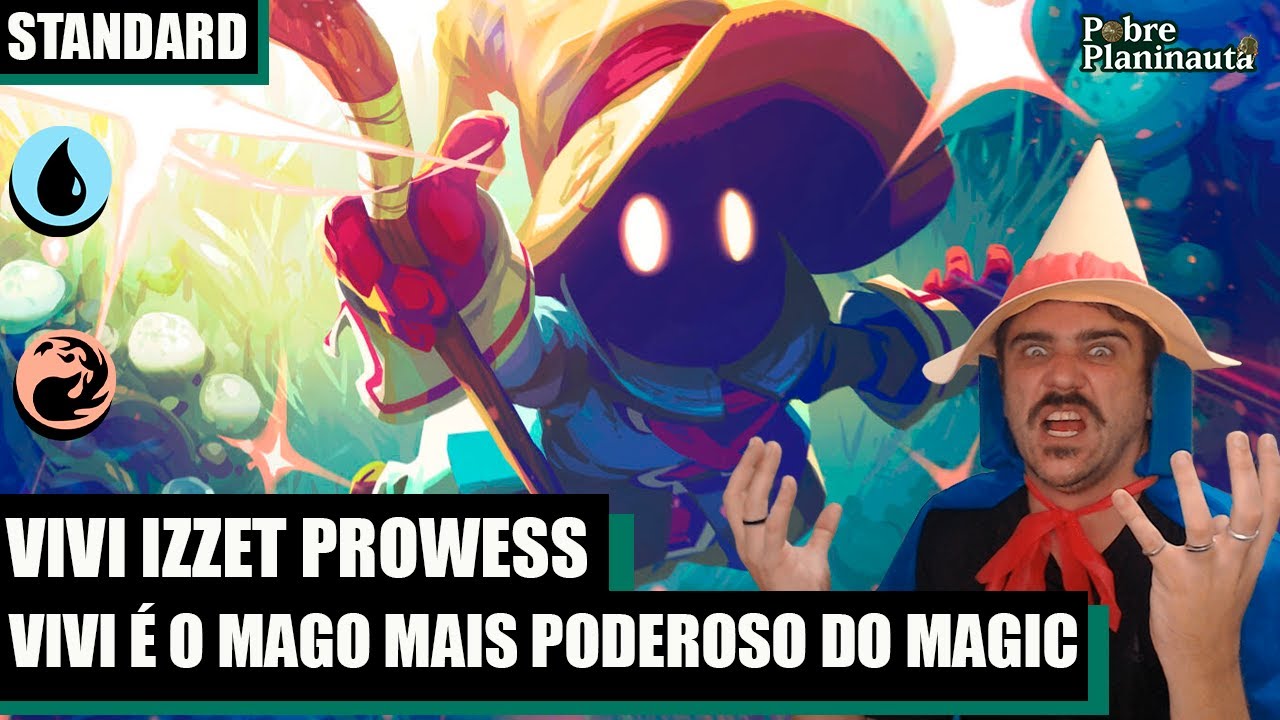 VIVI, O BLACK MAGE MAIS INSANO DE FINAL FANTASY  - Vivi Izzet Prowess Cutter - MTG STANDARD FIN