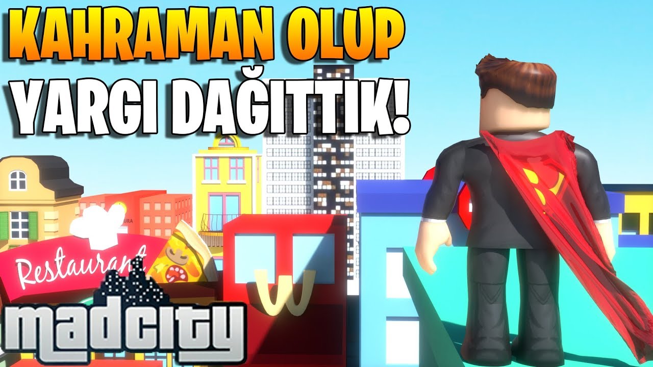 💥 Kahraman Olup Para Kazandık! 💥 | Mad City | Roblox Türkçe