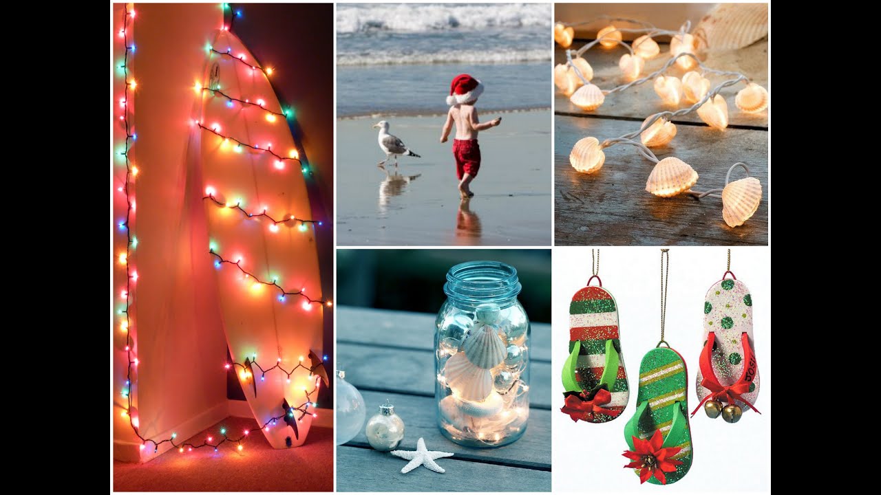 Beach Christmas Crafts Ideas - Coastal Christmas Decor