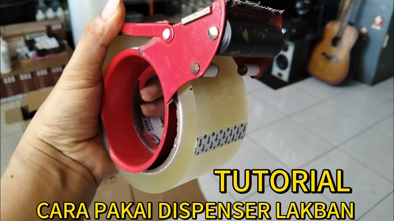 TUTORIAL CARA MENGGUNAKAN DISPENSER LAKBAN DARI MASANG SAMPAI CARA PAKAINYA 💥🔥⚡