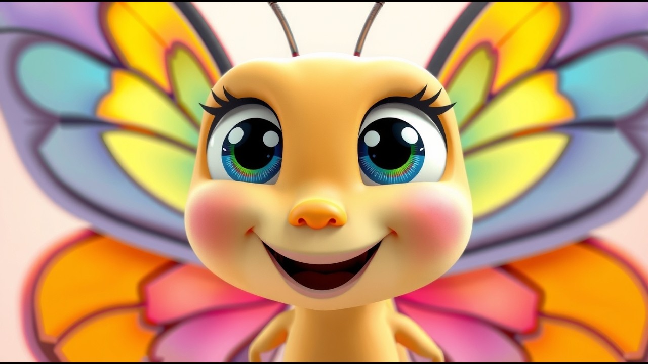A Borboleta Feliz 🦋   Música Infantil Portuguesa