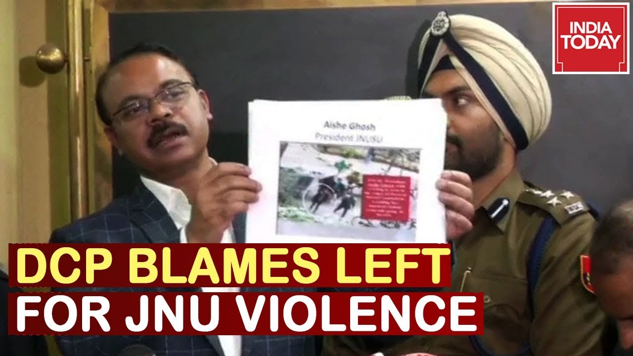JNU Violence: DCP Blames Left Organisations, Releases List Of Suspects Including Aishe Ghosh
