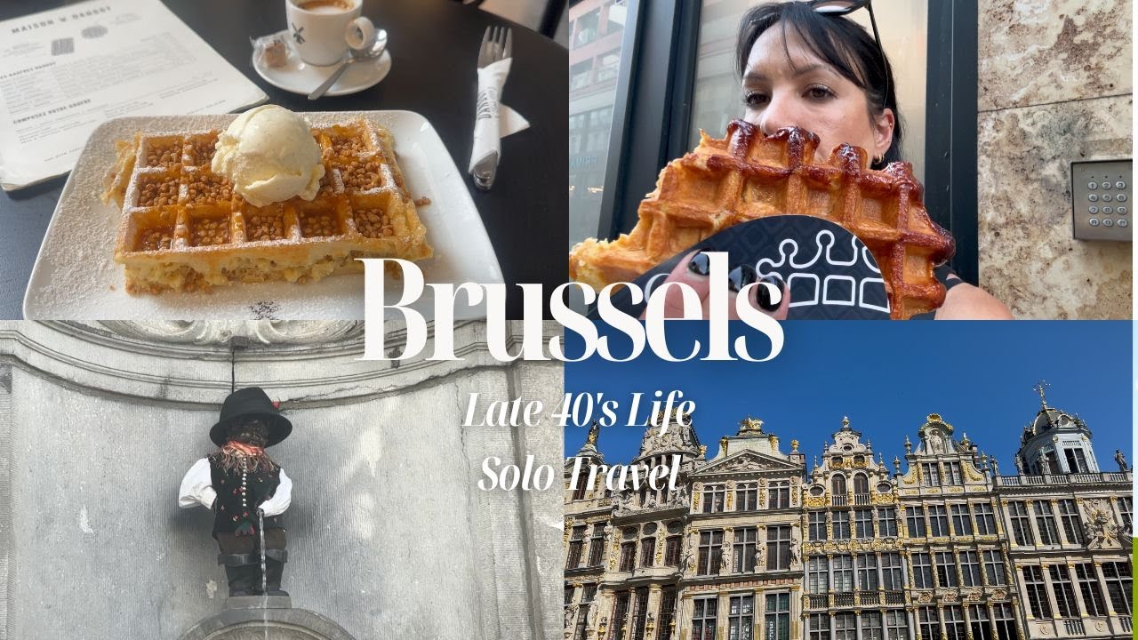 Late 40's Life - VLOG - Solo in Brussels - Belgian Waffles - Chocolate and sightseeing