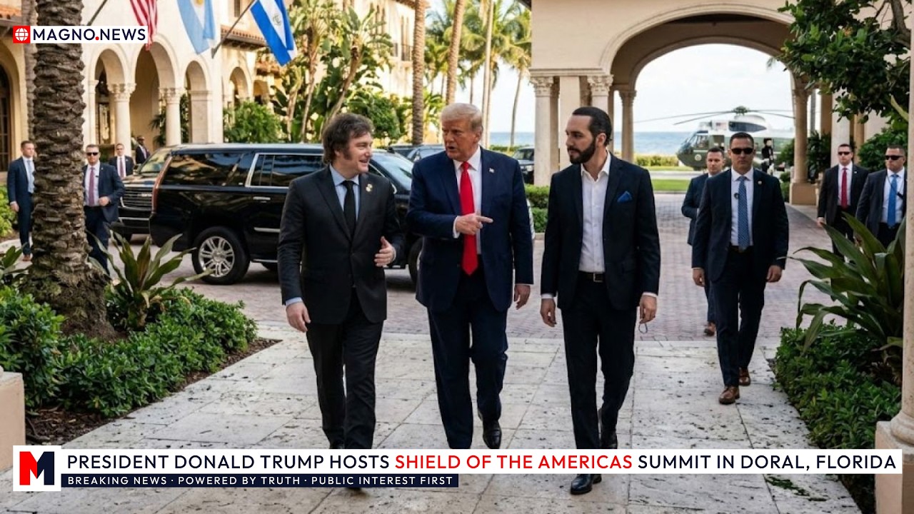 🇺🇸 President Donald Trump hosts Shield of the Americas Summit in Doral, Florida [LIVE]