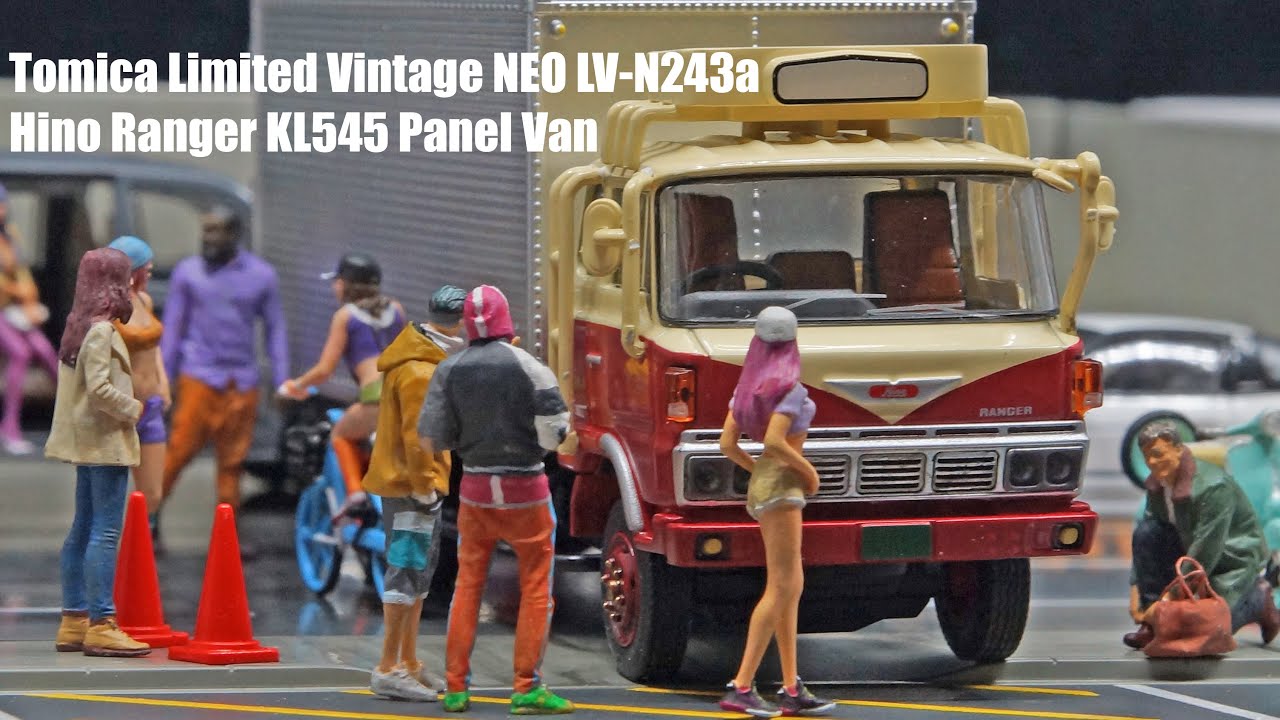 Tomica Limited Vintage NEO LV-N243a Hino Ranger KL545 Panel Van 日野レンジャーKL545 パネルバン