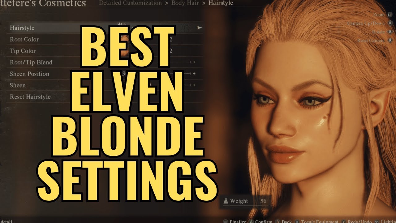 The Most Beautiful Dragon's Dogma 2:  Blonde Elven Female