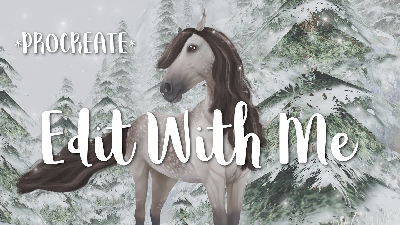 Star Stable Edit With Me на Procreate