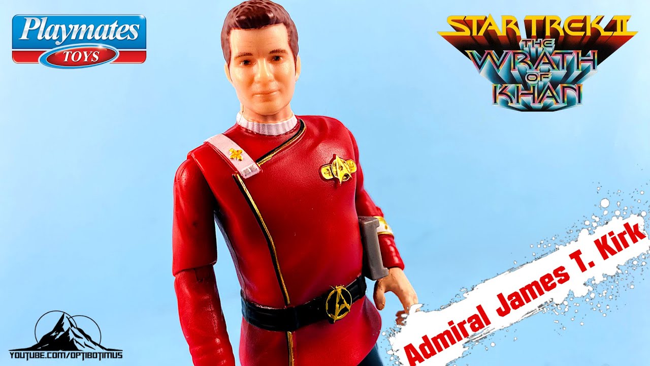 2022 Playmates Toys Star Trek II The Wrath of Khan  ADMIRAL JAMES KIRK Video Review