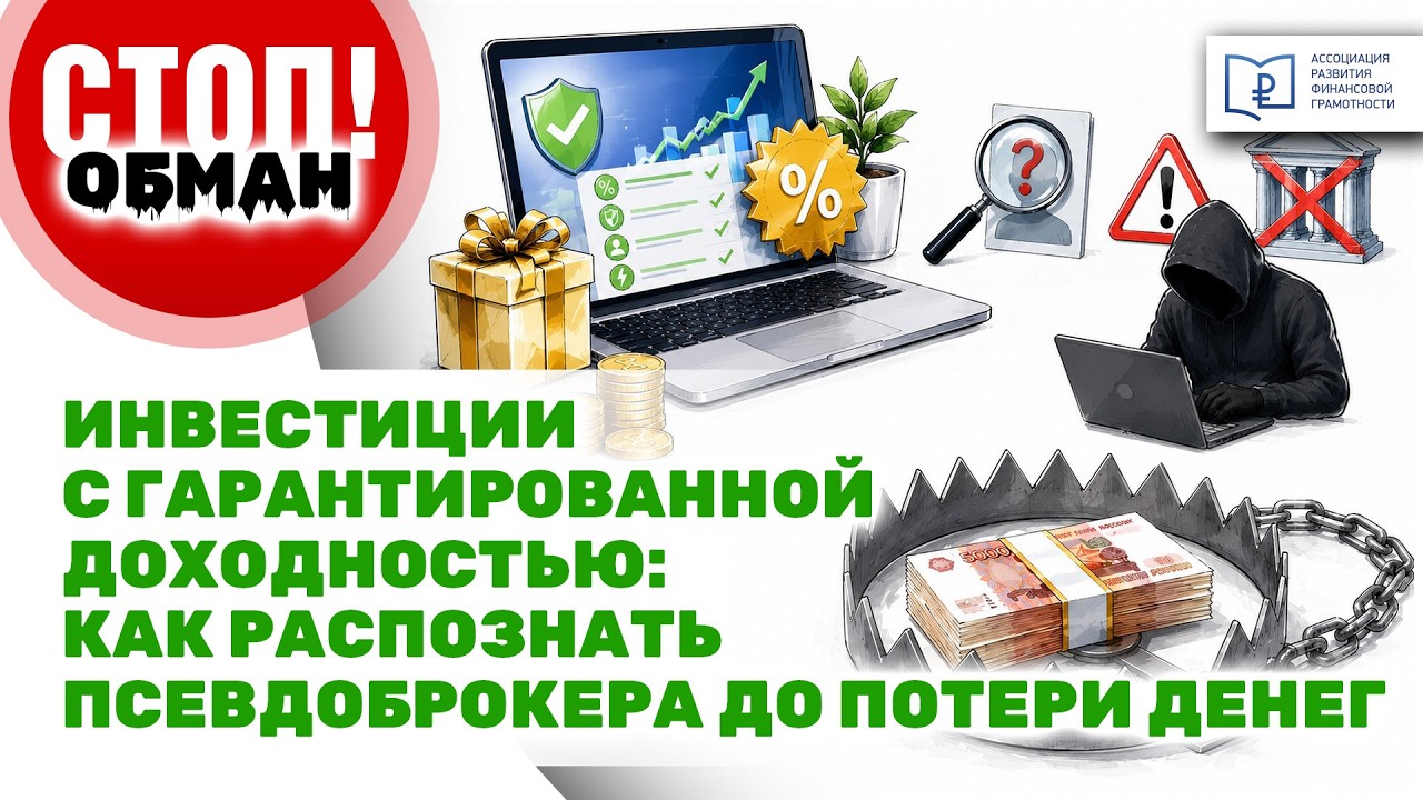 Стоп.Обман. Инвестиции с гарантированной доходностью: как распознать псевдоброкера до потери денег