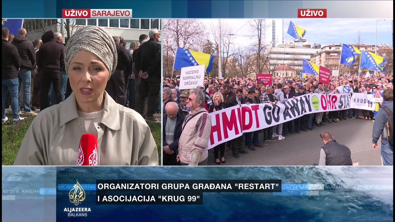 Demonstranti pred OHR-om tražili ostavku Schmidta