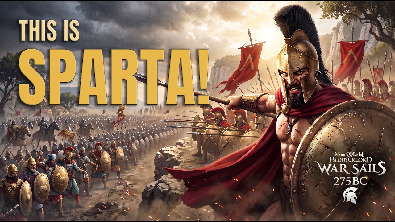 300 SPARTAN? Zaczynam jako LEONIDAS! (01) Mount and Blade 2 Bannerlord 275 BC