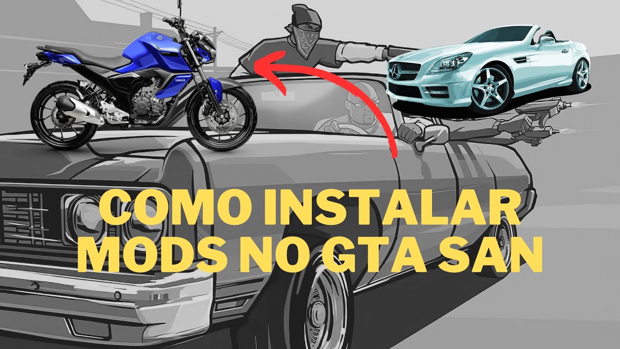 COMO COLOCAR MOD NO GTA SAN ANDREAS PC ATUALIZADO 2025!