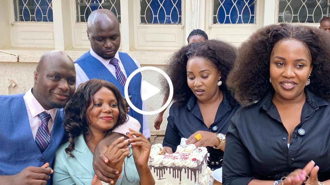 Florence Nampijja akoledde Saymore Kawalaata surprise birthday party, mukazi we alabiseeko