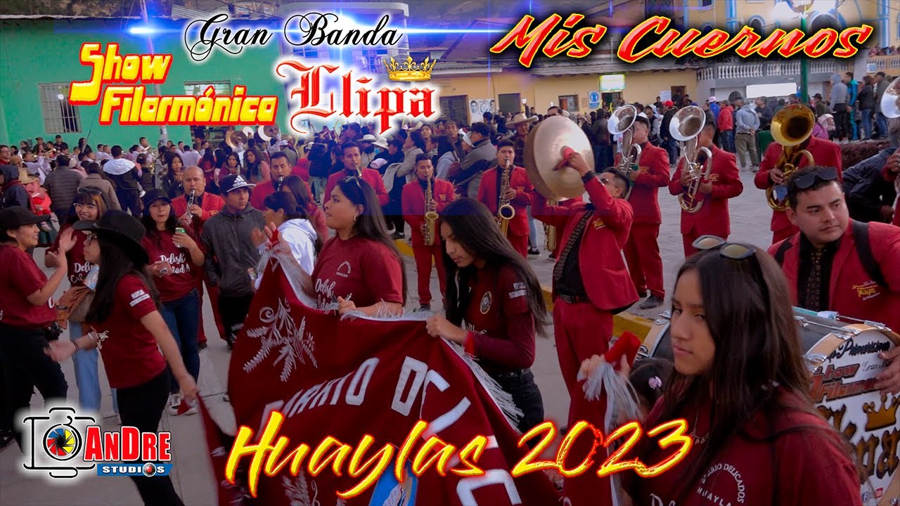 Banda SHOW FILARMÓNICA LLIPA ▶ Mis Cuernos / HUAYLAS 2023 Barrio Delicados