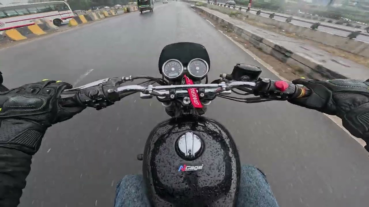 Riding interceptor in rain is ❣️✅