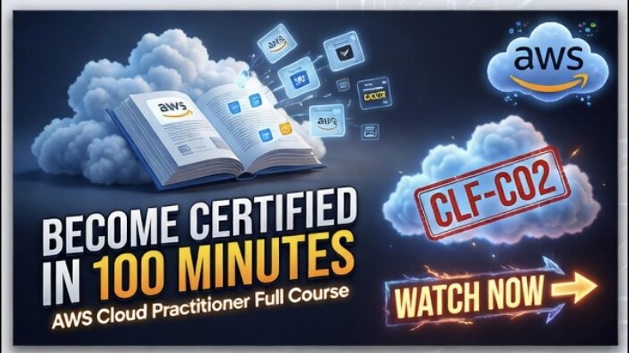 Pass AWS Cloud Practitioner in 100 Minutes (Full Course CLF-C02)