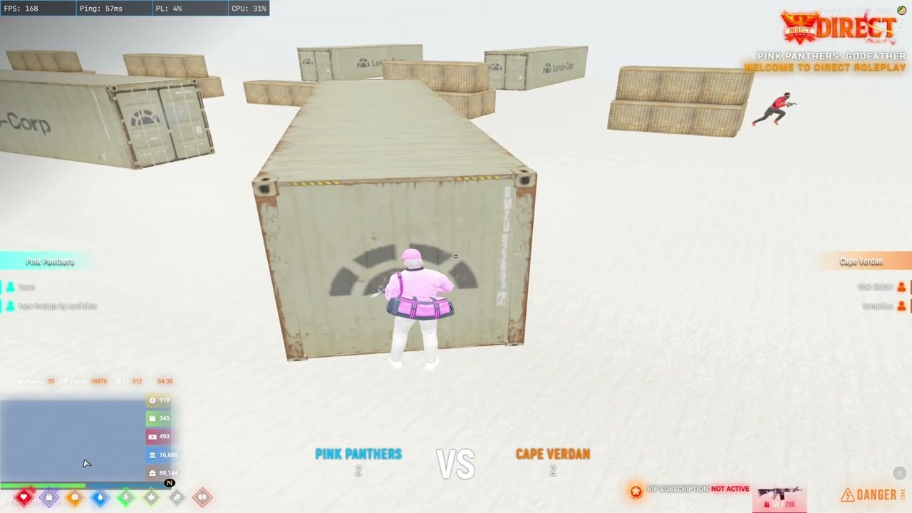 Tasm in town | PvP Highlights1 | Pink Panthers | Direct Roleplay