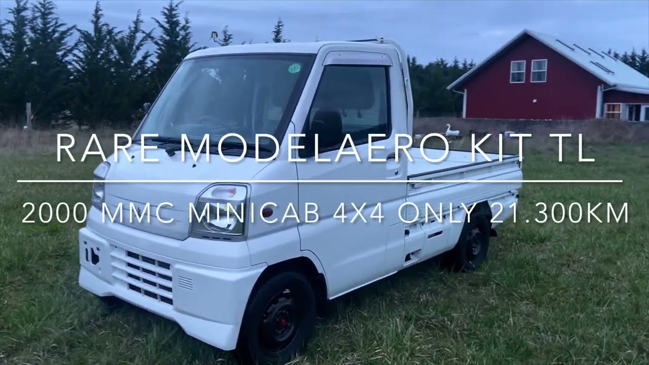Rare 2000 Mitsubishi Minicab TL Aero 4x4, Hi Lo, MT5 multi EFI only 13,500 mi Model U62T 