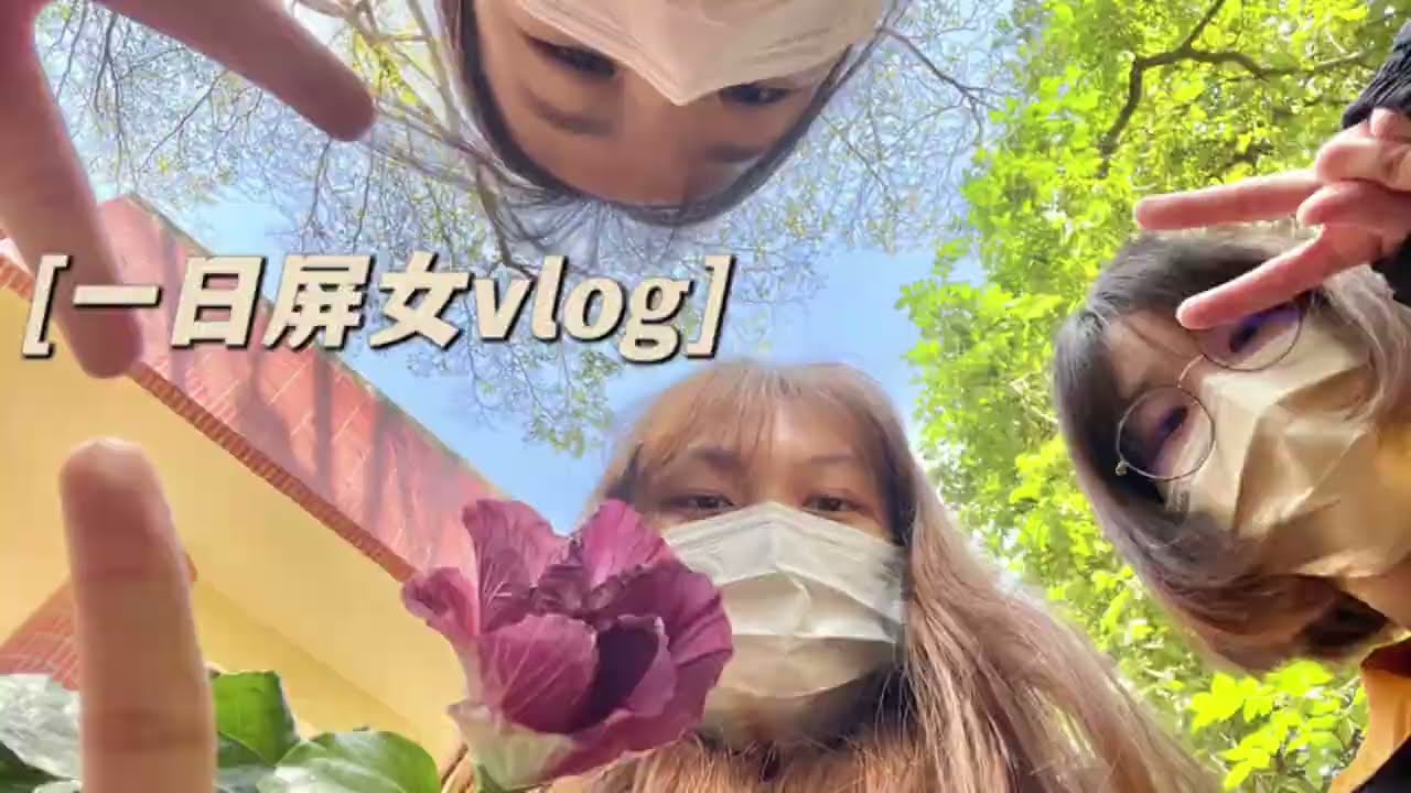 屏女一日vlog 