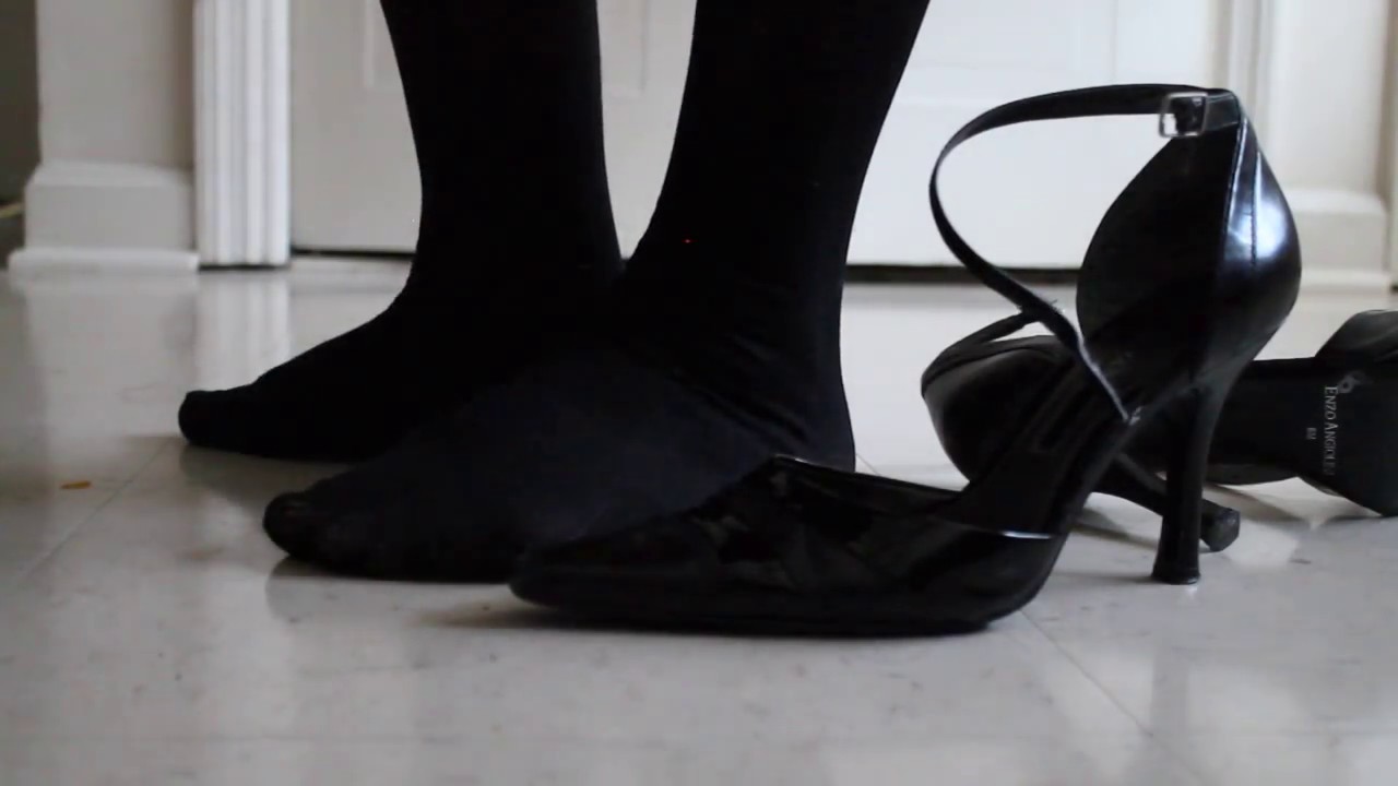 .::ASMR::. Black pointy heels pt 2 (click-clack noises) *{No talking}*