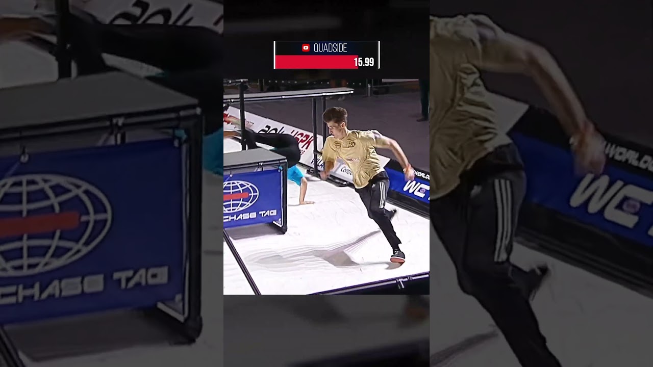 How did he not get caught ? 🫠  #chasetag #sports #worldchasetag #insane #protag