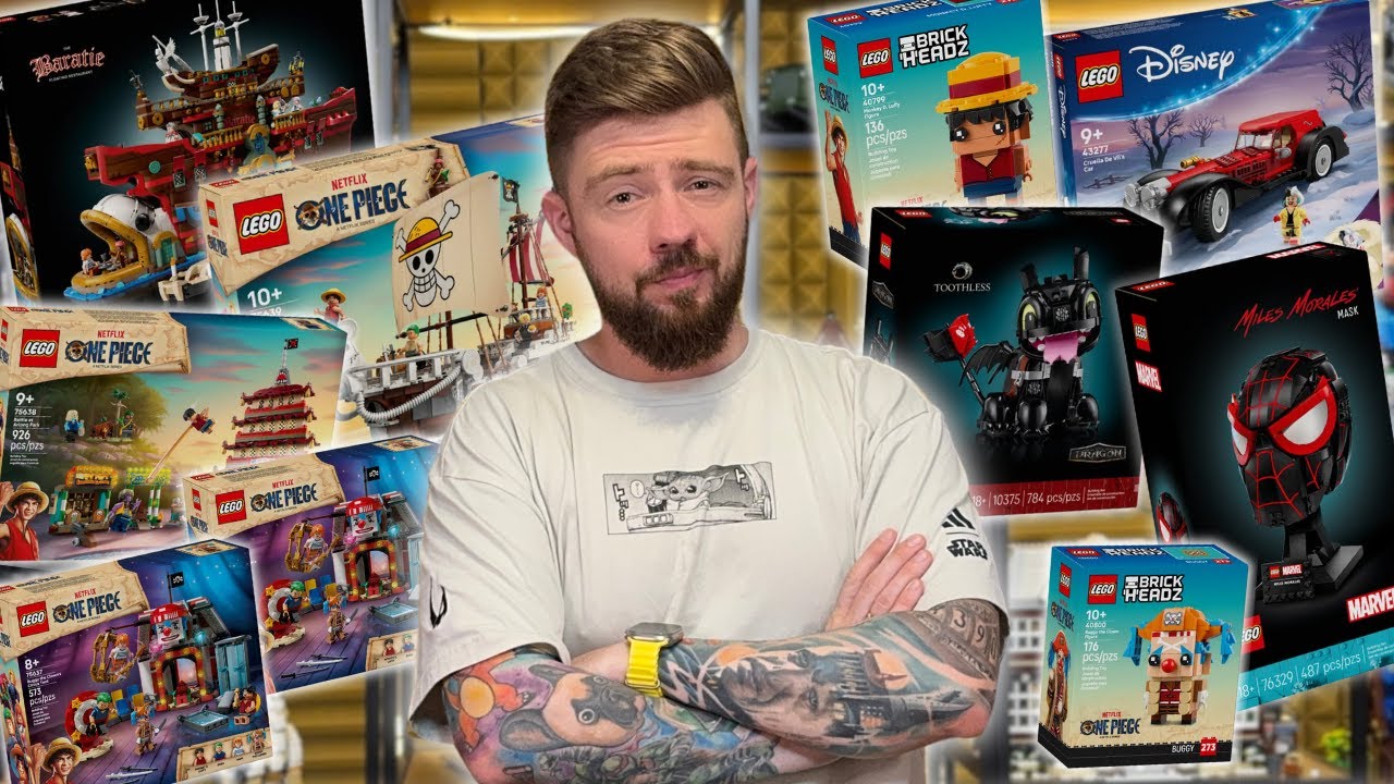 LEGO NOWOŚCI 2025 ONE PIECE | SZCZERBATEK | MARVEL | DISNEY