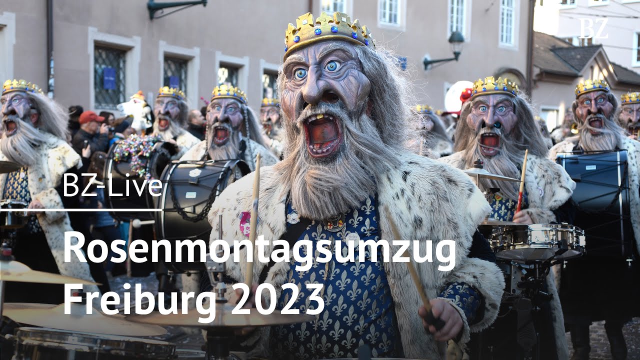 Rosenmontagsumzug in Freiburg 2023