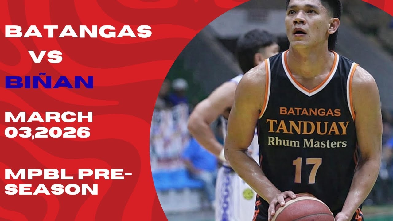 Batangas City Vs Biñan | March 03, 2026 | Mpbl Pre-Season #mpbl #mpbl2026 #highlights