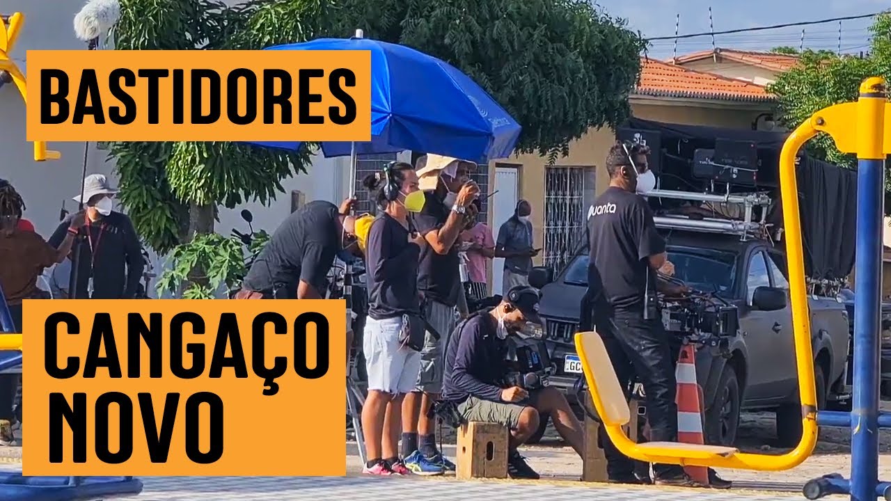 Confira os bastidores das gravações de Cangaço Novo, em Parelhas-RN