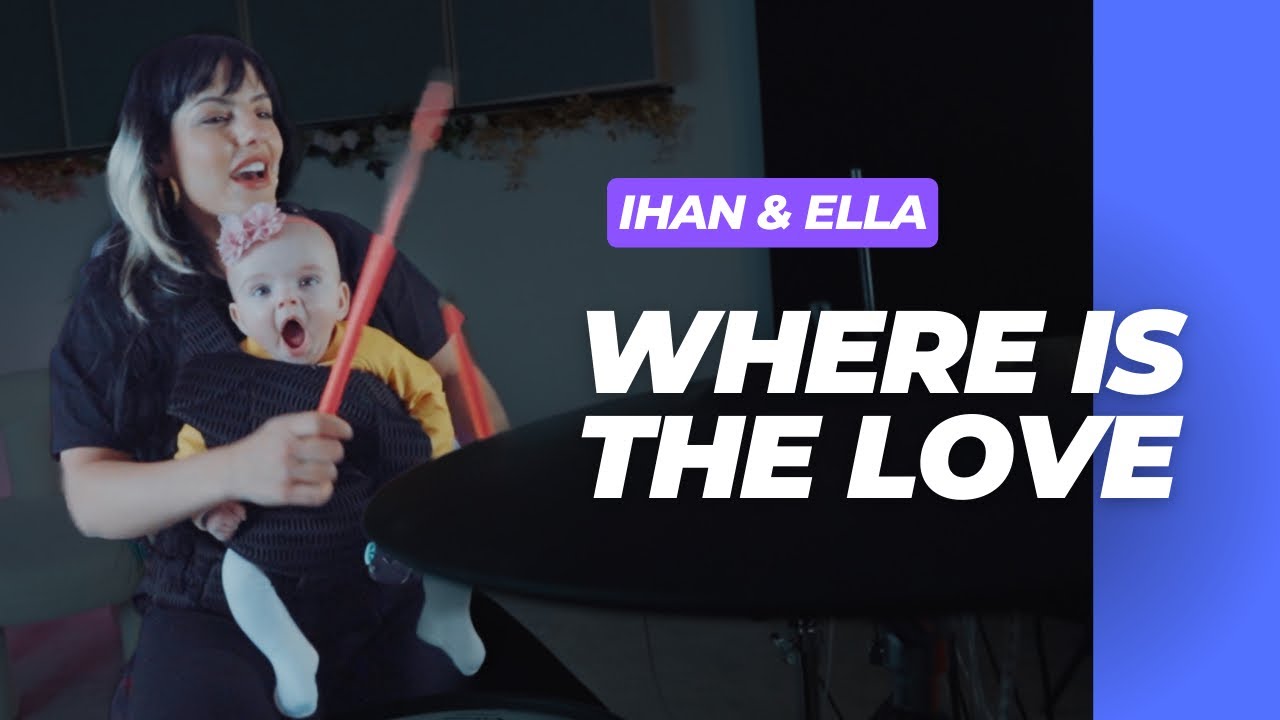 Where Is The Love drum cover • Ihan & Ella