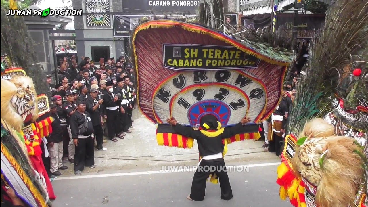 JOSHT AKSI PARA PEMBARONG SH TERATE TAKLUKAN DADAK MERAK REOG PONOROGO SEMARAK MENYAMBUT 1 ABAD PSHT