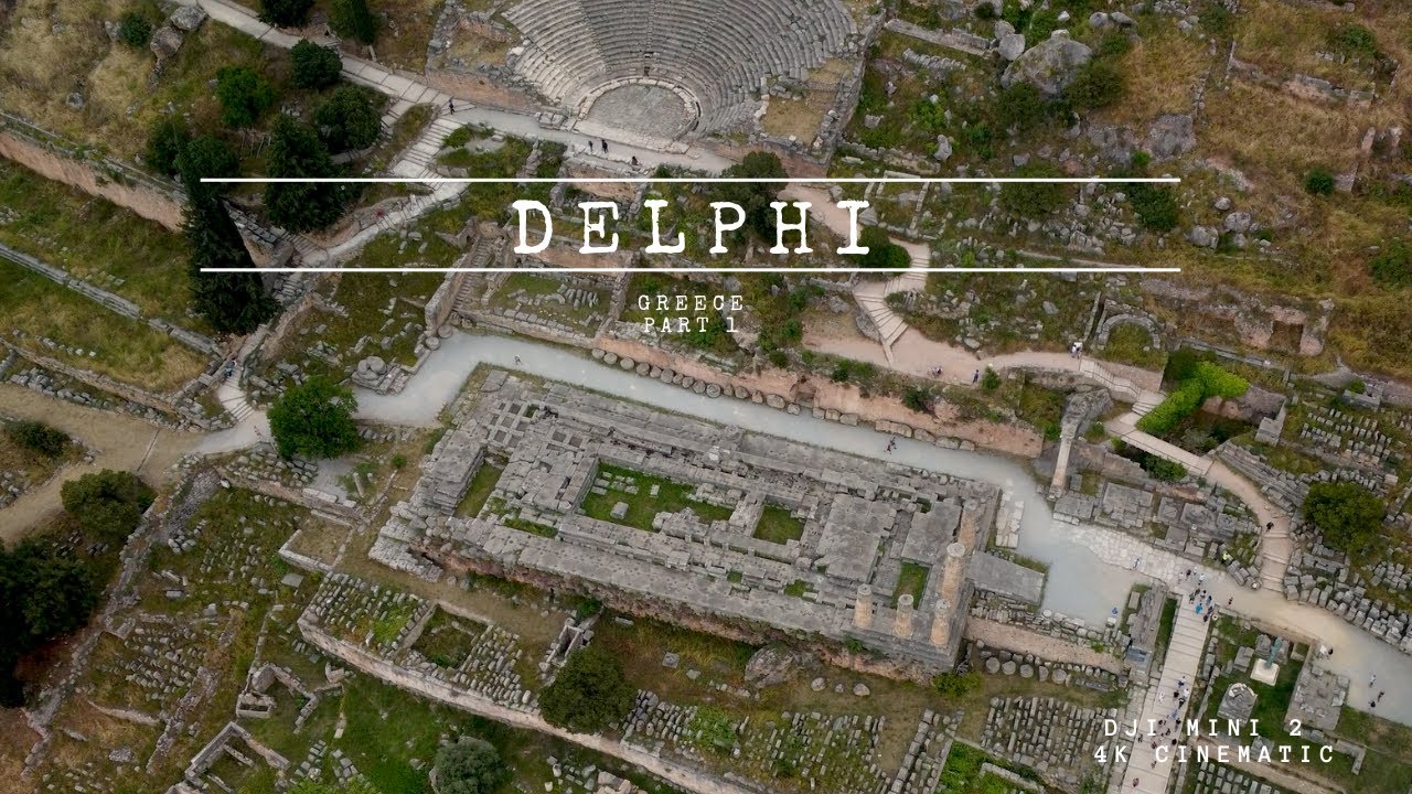 Delphi   The Bellybutton of the Ancients,  DJI Mini 2 Cinematic Drone 4k videos   Δελφοί