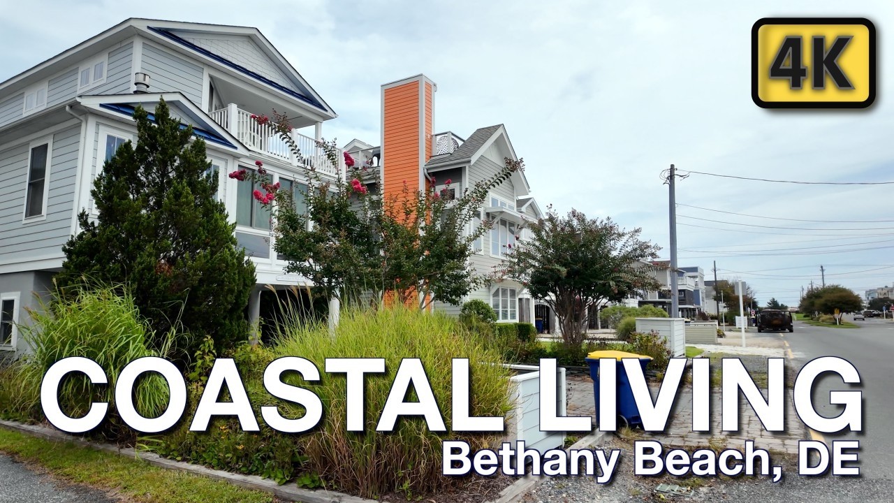🇺🇸 Bethany Beach, Delaware Walking Tour | Architecture That Makes This Town Special 🏡 POV Tour