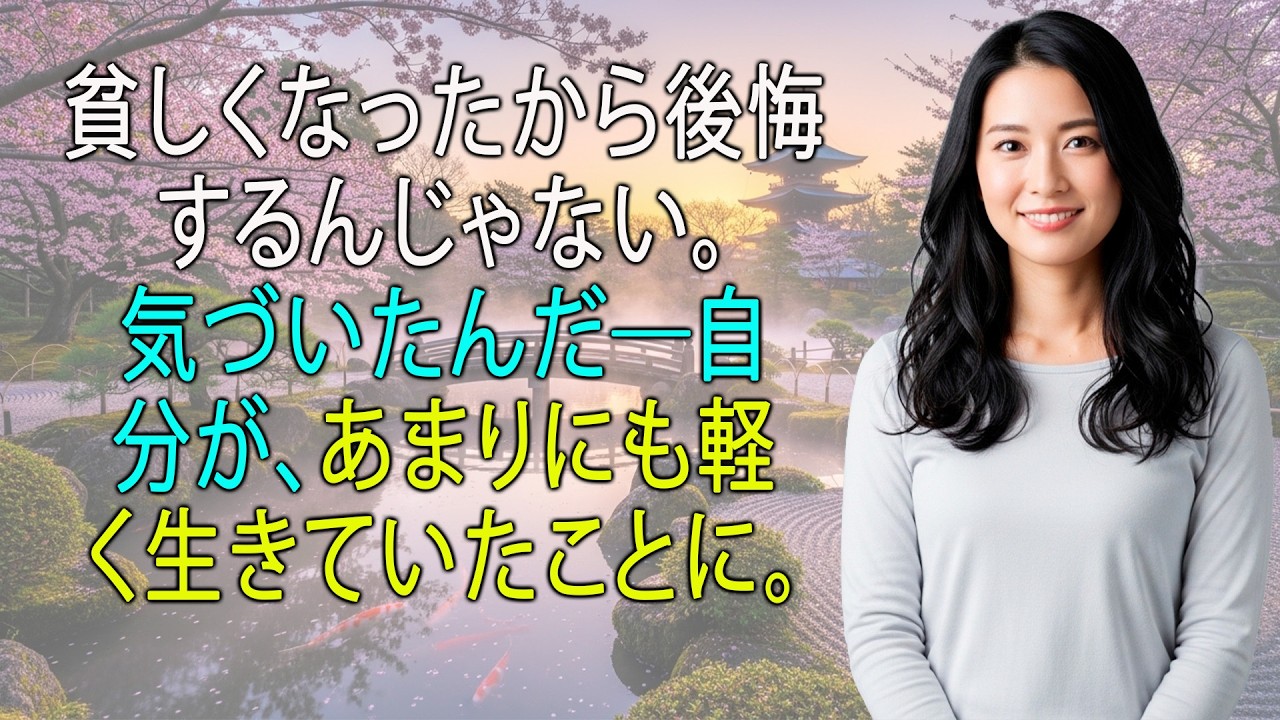 私はかつて食べ残しを浪費して平気で捨てていたが、やがて困窮し、一つのパンさえ買えずに飢えをしのぐ日々を送ることになった。