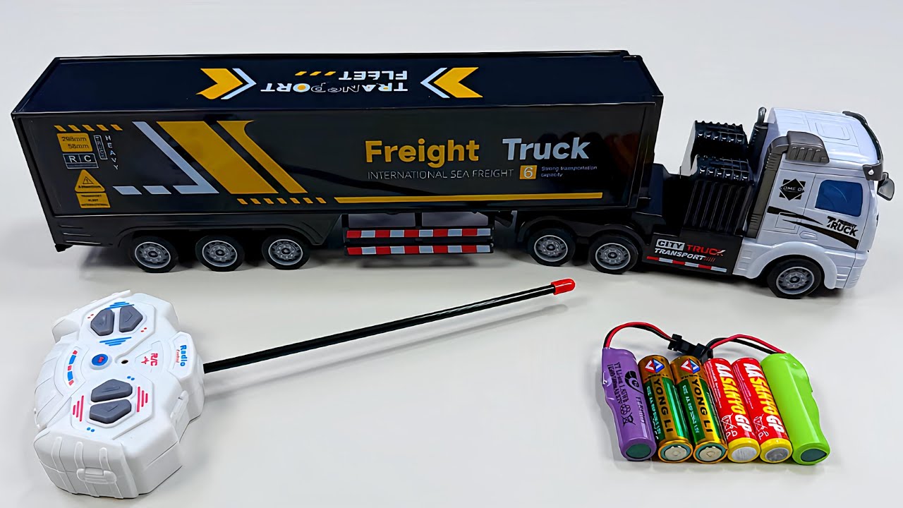 Unboxing city transportation RC trucks,Ev 3D Gear Excavator,RC Medical ambulance,Ev School bus