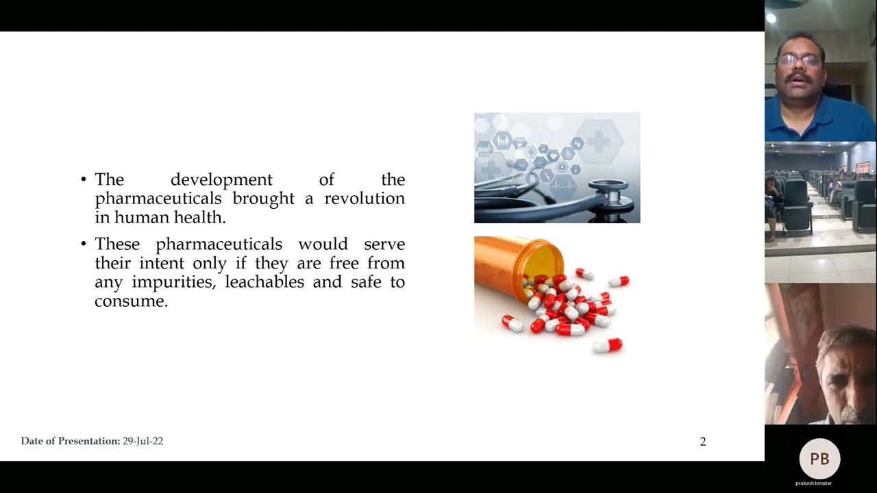 Lecture on  Leachables and Extractables